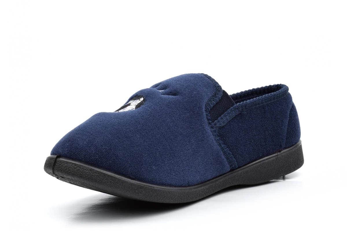 Boys Slippers Boys Lion Slippers Boys Football Slippers Junior Slippers Navy