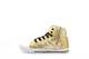 Chipmunks Girls High Top Trainers Gold