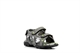 Ascot Boys Camouflage Touch Fasten Summer Sandals Grey/Lime