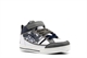 Mercury Boys Lace Up/Touch Fastening High Top Trainers Grey/Navy/White
