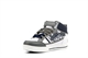 Mercury Boys Lace Up/Touch Fastening High Top Trainers Grey/Navy/White