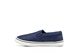 Boys Canvas Slip On Shoes With Twin Gusset Blue