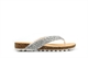 Shoes By Emma Womens High Sparkle Toe Post Sandals White/Silver
