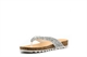 Shoes By Emma Womens High Sparkle Toe Post Sandals White/Silver