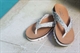 Shoes By Emma Womens High Sparkle Toe Post Sandals White/Silver