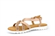 Dr Keller Womens Diamante Strap Sandals Gold