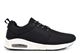 Air Tech Mens Montreal Lace Up Trainers With Padded Collar Black