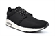 Air Tech Mens Montreal Lace Up Trainers With Padded Collar Black