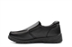 Boys Slip On School Shoes With Stitching Detail Black