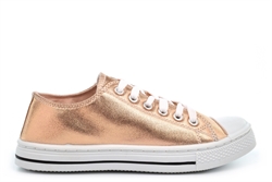 Urban Jacks Womens Low Cut Pumps Pink Metallic