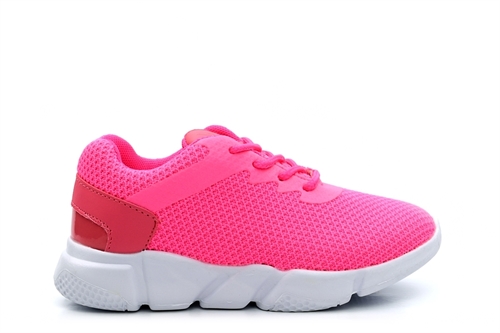 Ascot Girls Lace Up Trainers Pink | The 