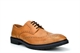 Mens Faux Leather Brogue Shoes Tan
