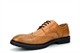 Mens Faux Leather Brogue Shoes Tan
