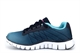 Childrens Lace Up Trainers Turquoise/Navy