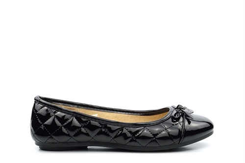 Chix Girls Quilted Slip On Patent 