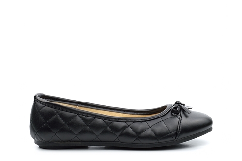 black slip on school shoes