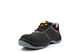 Tradesafe Leather Coated Lace Up Safety Shoes Black/Red