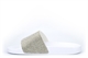 Womens Glitter Slider Mules White/Silver