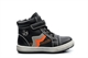 Boys High Tops With Fur Lining Black