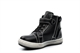 Boys High Tops With Fur Lining Black