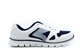 Ascot Mens Lace Up Trainers White/Navy