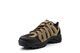 Mens Hiking/Walking Lace Up Trainers With Mesh Panels Brown
