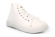 Womens High Top Trainers With Lace Up And Comfort Insole All White