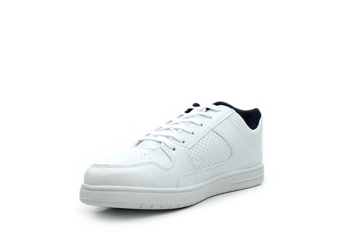Zapatillas de deporte para hombre Zapatos de salón informales Entrenadores informales Zapatos informales Negros/Blancos - Imagen 8 de 9
