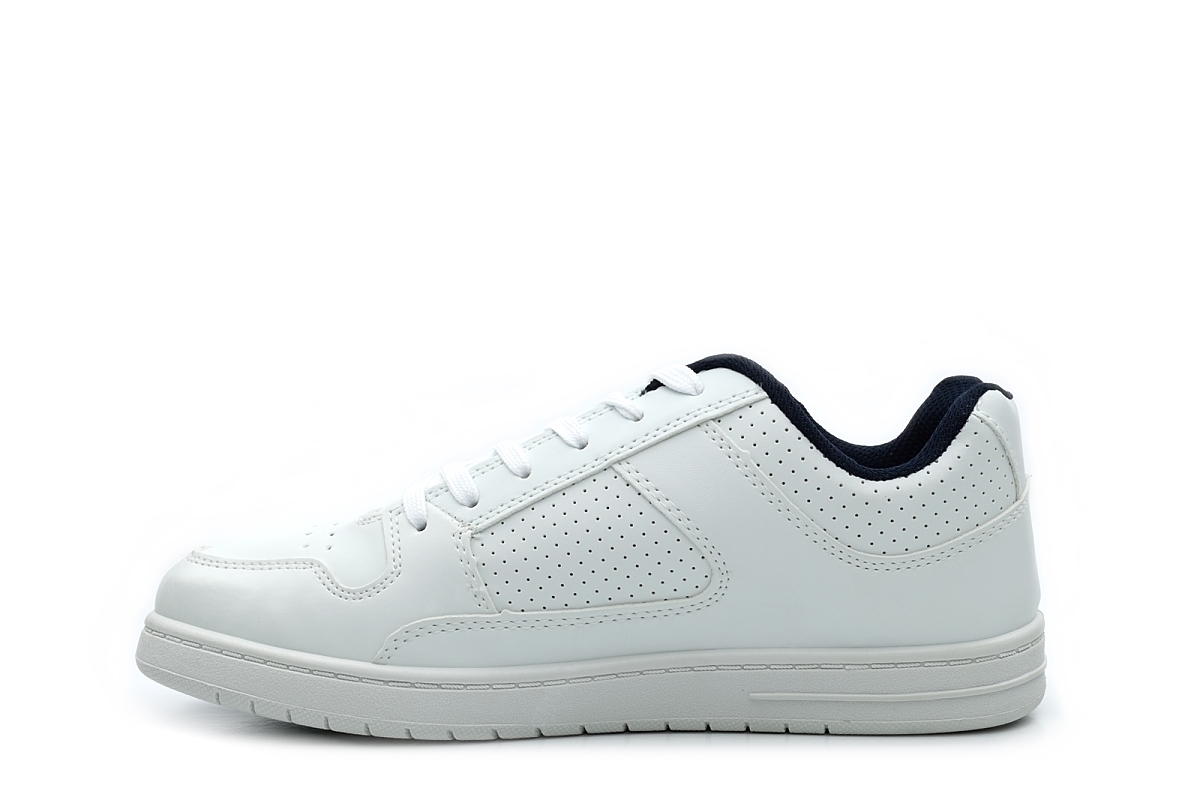 Zapatillas de deporte para hombre Zapatos de salón informales Entrenadores informales Zapatos informales Negros/Blancos - Imagen 9 de 9