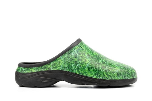 Mens Garden Shoes Grass Print