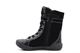 Girls Hi Top Trainers With Glitter Trim Detail Black
