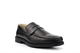TredFlex Mens Leather Loafers With Rubber Sole Black