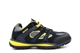 Grafters Unisex Light Weight Safety Trainers With Real Suede Upper Navy/Yellow/Black