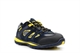 Grafters Unisex Light Weight Safety Trainers With Real Suede Upper Navy/Yellow/Black