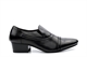 Mens Cuban Heel Slip On Shoes Black
