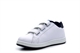 Kids England Touch Fasten Trainers White/Navy