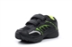 Boys Touch Fasten Trainers Black/Green