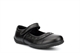 Girls Leather School Shoes With Touch Fastening Black