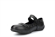 Girls Leather School Shoes With Touch Fastening Black
