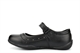 Girls Leather School Shoes With Touch Fastening Black