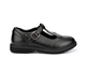 Little Diva Girls T-Bar School Shoes With Buckle Fastening Black