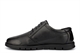 Dr Keller Mens Angus Leather Casual Shoes With Lace Up Fastening Black