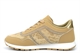 Womens Diamante Trainers With Lace Up Fastening Beige