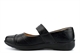 Dr Lightfoot Womens Touch Fasten Comfort Shoes Black