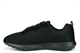Ascot Mens Super Lightweight Lace Trainers With Memory Foam Insole Black
