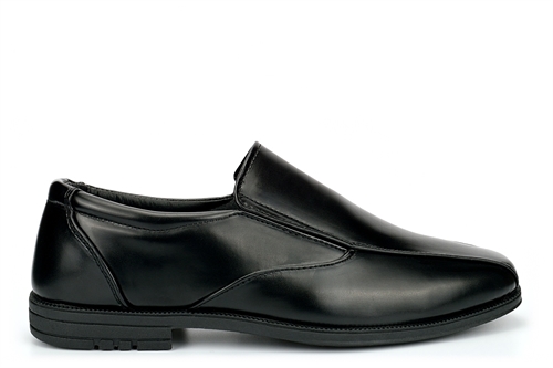 BXT Boys Twin Gusset Slip On School Shoes