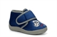 Sleepers Boys Touch Fastening Bootie Slippers Navy Blue
