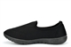 Chix Womens Slip On Casual Trainers With Memory Foam Black
