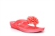 Womens Jelly Diamante Flower Detail Toe Post Sandals Pink