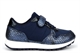 Girls Touch Fastening Trainers With Elasticated Laces Navy